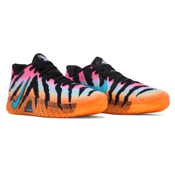 ⁦Nike Ja 3 "At Dawn" Black Baltic Blue Total Orange⁩ – תמונה ⁦2⁩