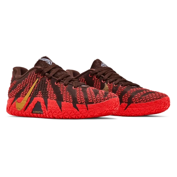 ⁦Nike Ja 3 "Lunar New Year" Light Chocolate Metallic Gold⁩ – תמונה ⁦2⁩