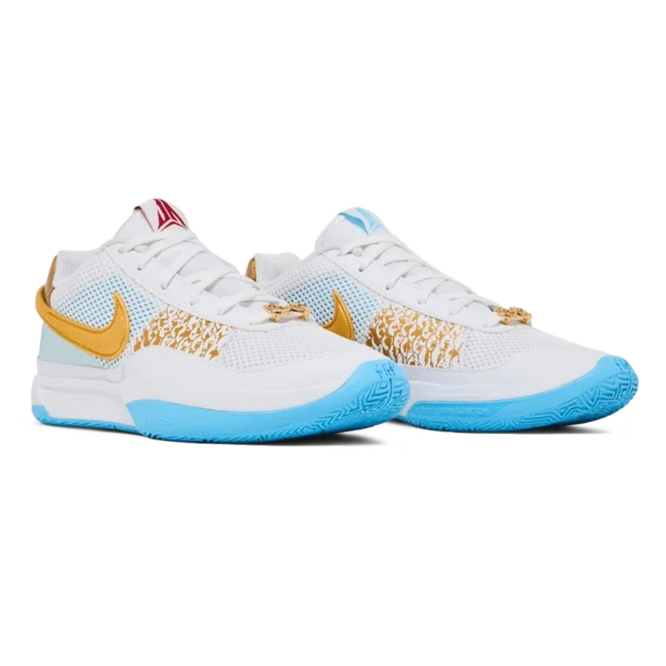 ⁦Nike Ja 1 "Year of the Dragon" White Aquarius Blue⁩ – תמונה ⁦2⁩