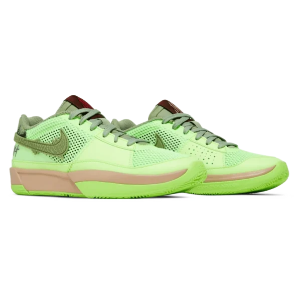 ⁦Nike Ja 1 Halloween Zombie Lime Blast Black⁩ – תמונה ⁦2⁩