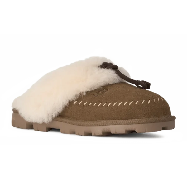 ⁦UGG Coquette Stitch Slipper Light Bronze⁩ – תמונה ⁦2⁩