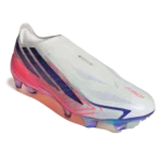 ⁦Adidas F50 Hyperfast Elite Laceless Firm Cloud White Solar Purple⁩ – תמונה ⁦2⁩