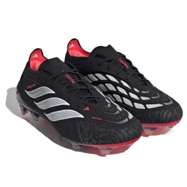 ⁦Adidas Predator Elite Firm Core Black Lucid Red⁩ – תמונה ⁦2⁩