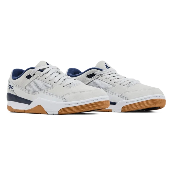 ⁦Air Jordan Flight Court Neutral Grey Midnight Navy Gum⁩ – תמונה ⁦2⁩