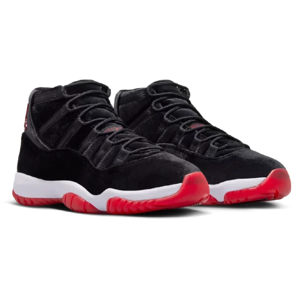 ⁦Air Jordan 11 "Bred Velvet" Black Red⁩ – תמונה ⁦2⁩