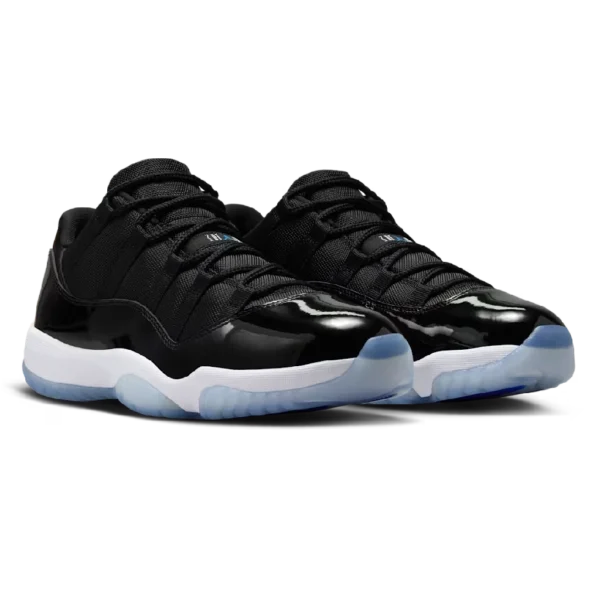 ⁦Air Jordan 11 Low Black Varsity Royal⁩ – תמונה ⁦2⁩