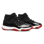 ⁦Air Jordan 11 Retro " Playoffs Bred" Black Red⁩ – תמונה ⁦2⁩