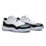 ⁦Air Jordan 11 Retro Low Iridescent White Emerald Rise Black⁩ – תמונה ⁦2⁩