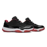 ⁦Air Jordan 11 Retro Low "Bred" Black True Red White⁩ – תמונה ⁦2⁩