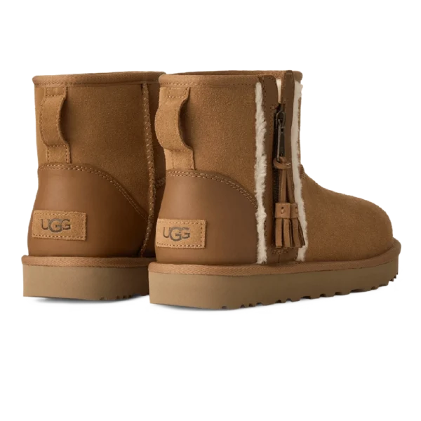 ⁦UGG Retrochic Zipper Boots Chestnut⁩ – תמונה ⁦3⁩