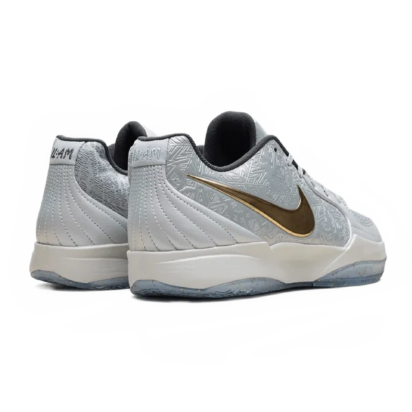 ⁦Nike Ja 2 Light Silver Iron Grey Metallic Gold⁩ – תמונה ⁦3⁩