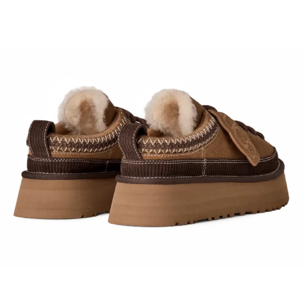 ⁦UGG Heritage Lace-Up Slipper Chestnut⁩ – תמונה ⁦3⁩