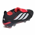 ⁦Adidas Predator Elite Fold-Over Tongue Firm Core Black Lucid Red⁩ – תמונה ⁦3⁩