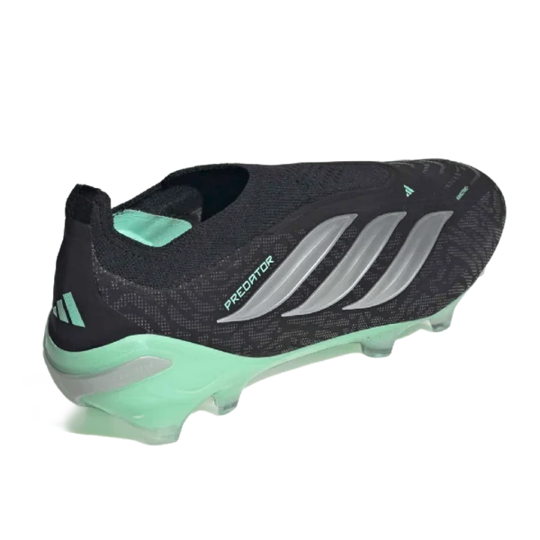 ⁦Adidas Predator Elite Laceless Firm Core Black Silver Metallic⁩ – תמונה ⁦3⁩