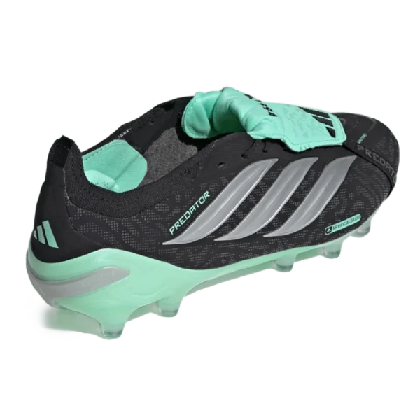 ⁦Adidas Predator Elite Fold-Over Tongue Core Black Silver Metallic⁩ – תמונה ⁦3⁩