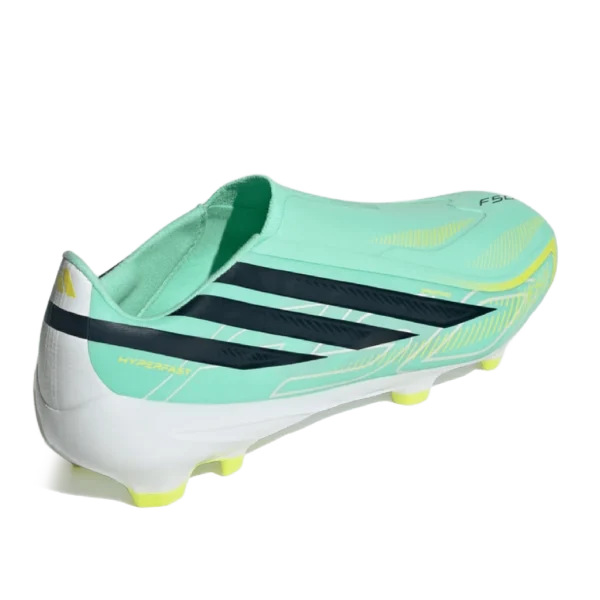 ⁦Adidas F50 Hyperfast League Laceless Firm Pulse Mint Night Navy⁩ – תמונה ⁦3⁩