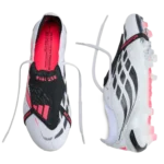 ⁦Adidas Predator Elite Fold-Over Tongue Firm Cloud White Solar Turbo⁩ – תמונה ⁦3⁩