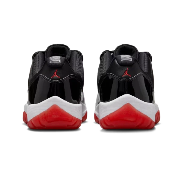 ⁦Air Jordan 11 Low "Bred" Black Red⁩ – תמונה ⁦3⁩