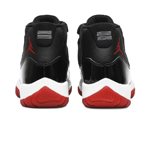 ⁦Air Jordan 11 Retro " Playoffs Bred" Black Red⁩ – תמונה ⁦3⁩