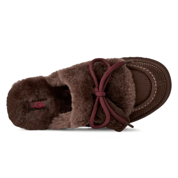 ⁦UGG Disquette Heritage Slippers Burnt Cedar⁩ – תמונה ⁦4⁩