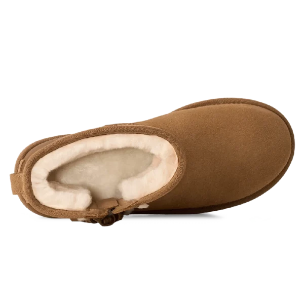 ⁦UGG Retrochic Zipper Boots Chestnut⁩ – תמונה ⁦4⁩