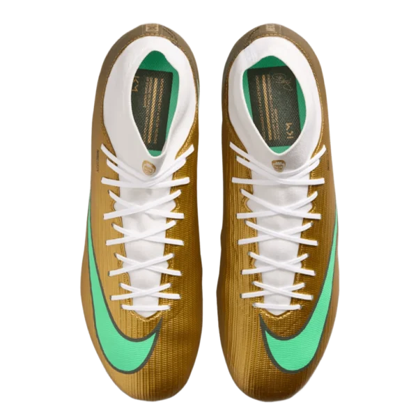 ⁦Nike Mercurial Superfly 11 Academy Metallic Gold Green Glow⁩ – תמונה ⁦4⁩