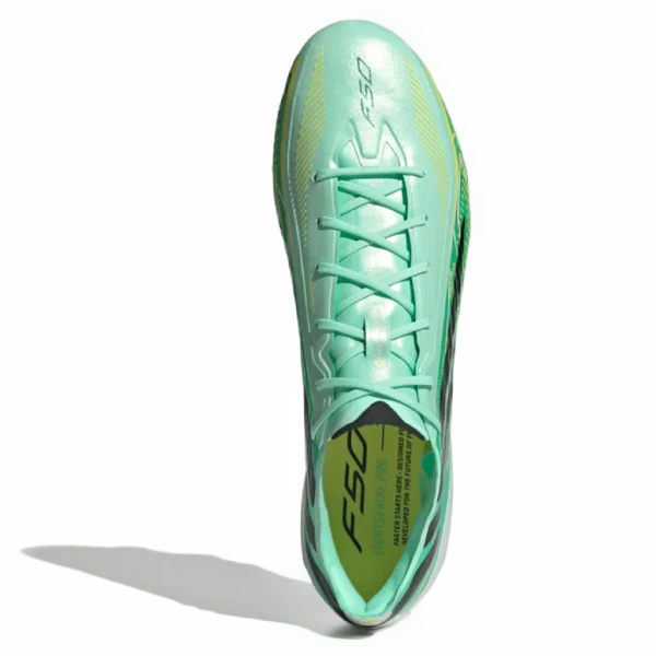 ⁦Adidas F50 Hyperfast Elite Firm Pulse Mint Core Black⁩ – תמונה ⁦4⁩