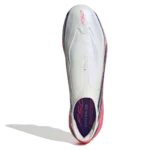 ⁦Adidas F50 Hyperfast Elite Laceless Firm Cloud White Solar Purple⁩ – תמונה ⁦4⁩
