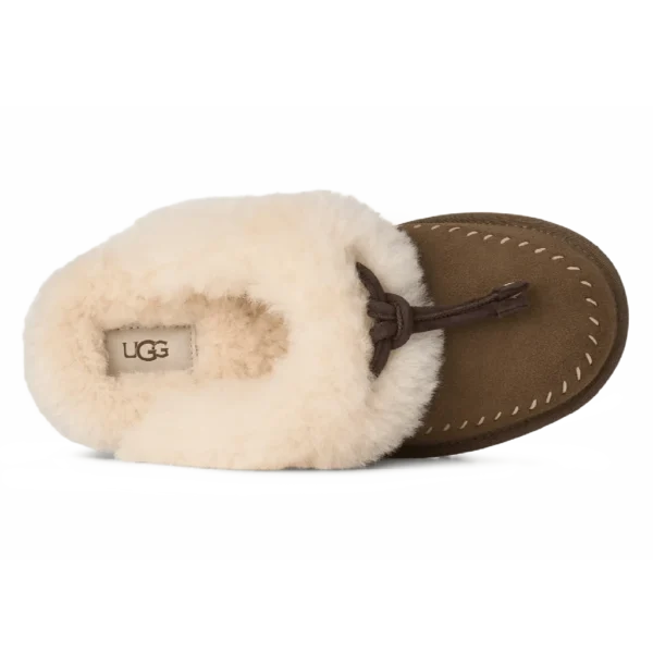 ⁦UGG Coquette Stitch Slipper Light Bronze⁩ – תמונה ⁦4⁩