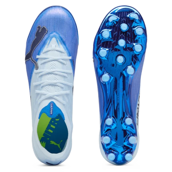 ⁦Puma Ultra Nitro 7 Ultimate Artificial Ground Ultra Blue Black Lime Squeeze⁩ – תמונה ⁦4⁩