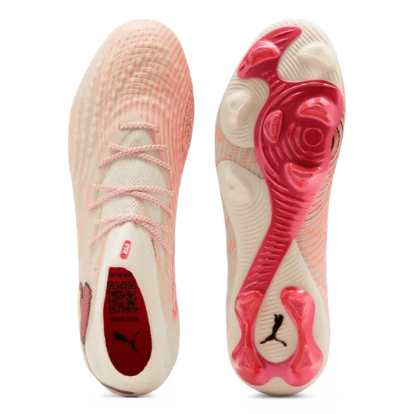 ⁦Puma Future 9 Ultimate Firm Sugared Almond White Ultra Red⁩ – תמונה ⁦4⁩