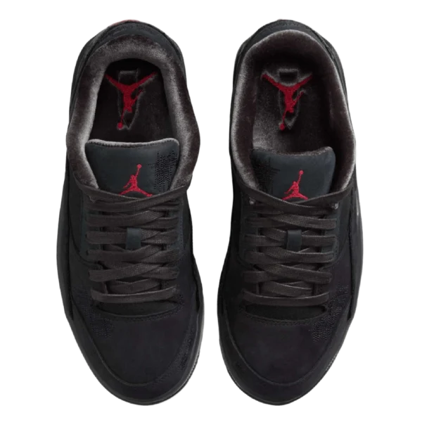 ⁦Air Jordan Flight Court "Who Decides War" Black Varsity Red Off Noir⁩ – תמונה ⁦4⁩