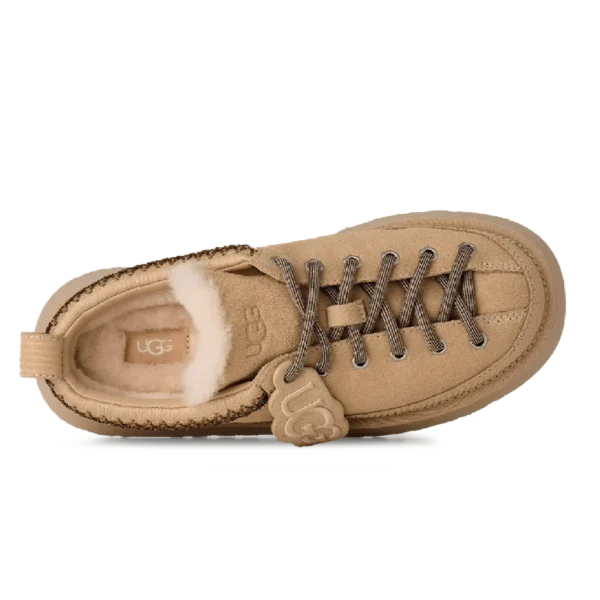 ⁦UGG Heritage Lace-Up Slipper Sand Castle⁩ – תמונה ⁦4⁩
