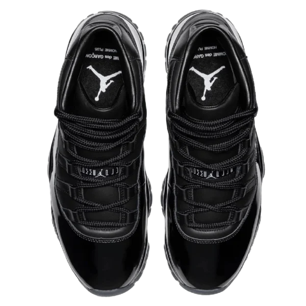 ⁦Air Jordan 11 x Comme des Garçons Triple Black⁩ – תמונה ⁦4⁩