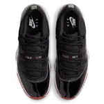 ⁦Air Jordan 11 Low "Bred" Black Red⁩ – תמונה ⁦4⁩