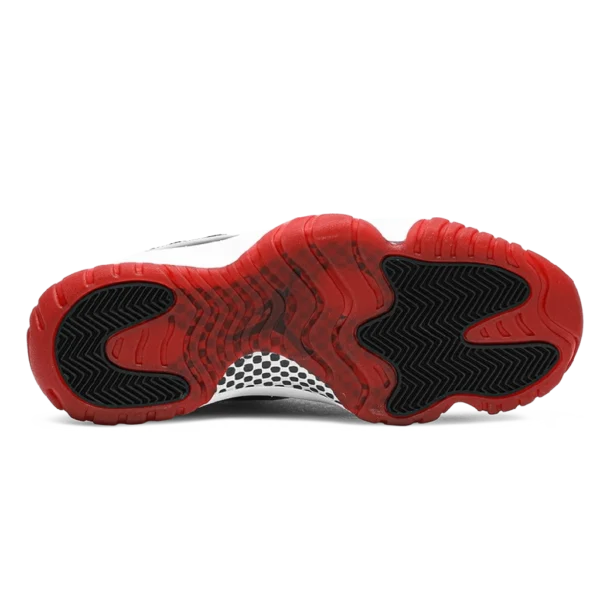 ⁦Air Jordan 11 Retro " Playoffs Bred" Black Red⁩ – תמונה ⁦4⁩