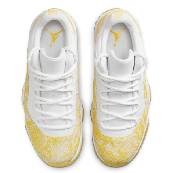 ⁦Air Jordan 11 Low Yellow Snakeskin⁩ – תמונה ⁦4⁩
