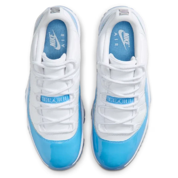 ⁦Air Jordan 11 Low University Blue White⁩ – תמונה ⁦4⁩