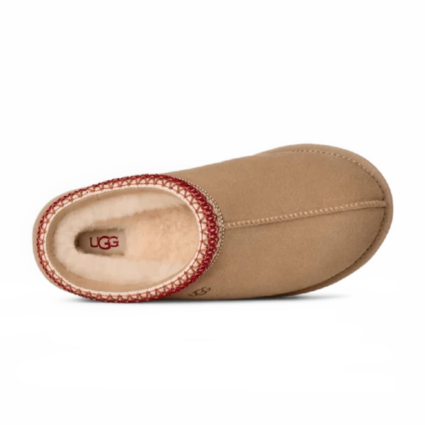 ⁦UGG Tasman II Slipper Sand Dark Cherry⁩ – תמונה ⁦4⁩