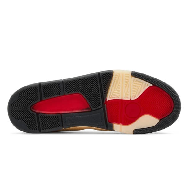 ⁦Air Jordan Flight Court x Who Decides War Coconut Milk Black⁩ – תמונה ⁦5⁩